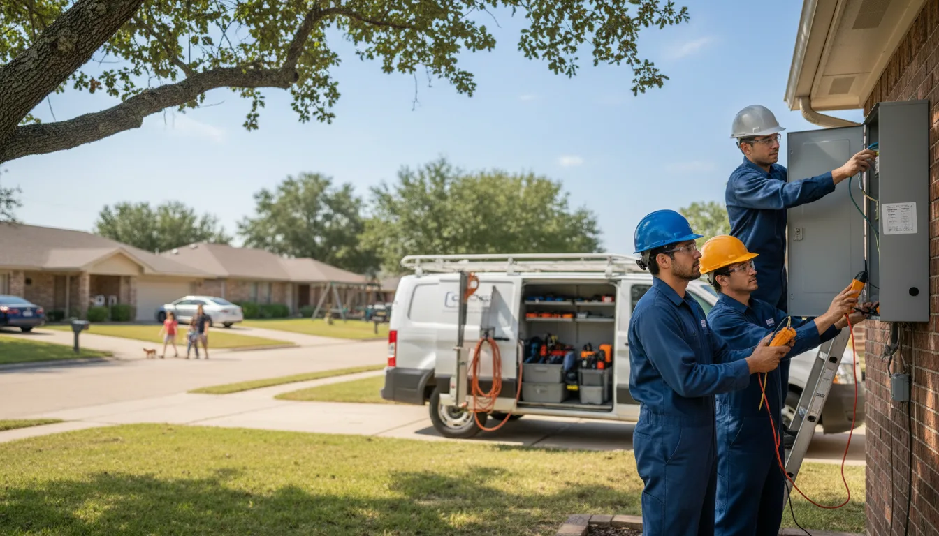 Certified electrician providing emergency electrical services in Daisy, GA